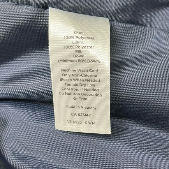 Talbots Plaid Down Filled Puffer Vest Size Medium - Picture 10 of 12